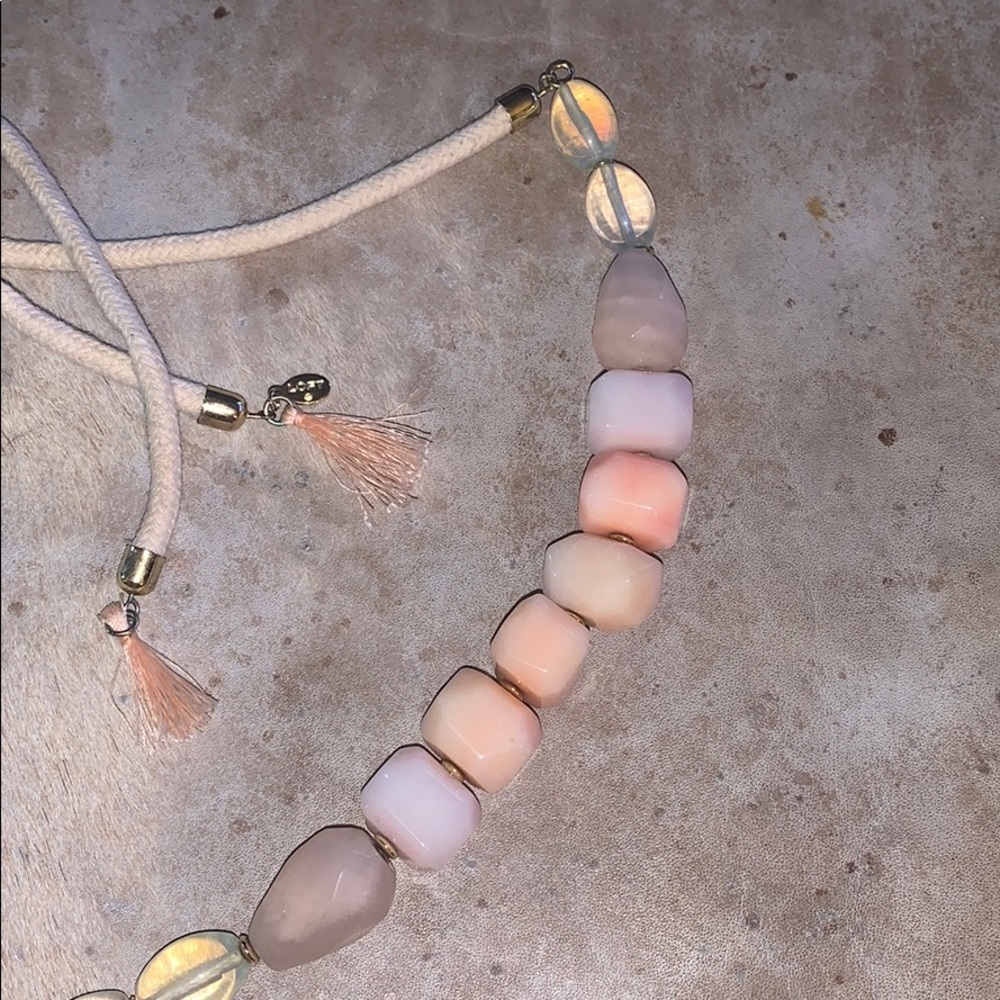 LOFT Rope Necklace with Stone/Beads